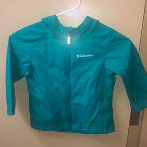 Turquoise Toddler Size 3T Columbia jacket.